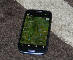 Galaxy S3 am Boden liegend