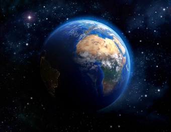Planet Erde - blauer Planet
