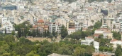 Athen und Tempel Hephaestus