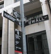 Wall Street Straßenschild