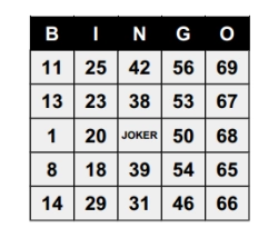 Bingokarte
