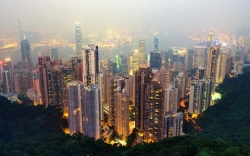 Ausblick auf Hongkong