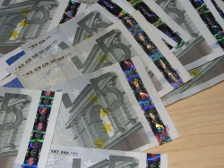 alte Fünf Euro Scheine