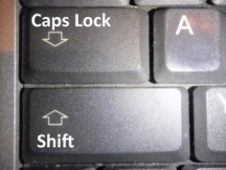 Shift CapsLock Taste