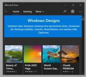 Screenshot Microsoft Store