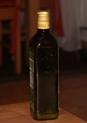 weiße Flecken Olivenöl