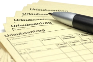 Urlaubsantrag altmodisch
