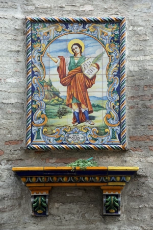 Sankt Pankratius Wandbild