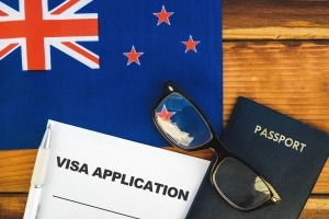 Visum für Neuseeland -Symbolbild