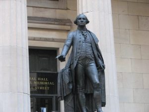 George Washington Statue in der Wall Street