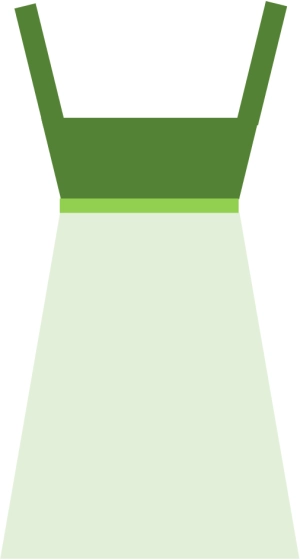 Dirndl hinten gebunden