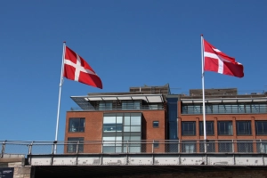 Flaggen Dänemark