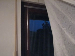 Gewitter vom Fenster aus