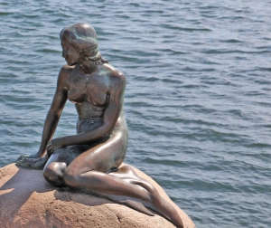 Skulptur der kleinen Meerjungfrau Kopenhagen