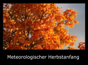 Meteorologischer Herbstanfang
