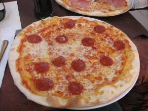 Pizza in Restaurant