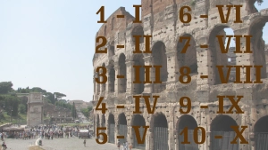 Römische Zahlen 1-10