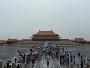 Verbotene Stadt Regentag