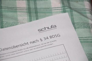 Formular zur Schufa-Auskunft nach Bundesdatenschutzgesetz