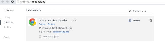 Einstellungsmenü Google Chrome